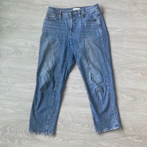 Madewell 29” Classic Straight Leg in medium wash